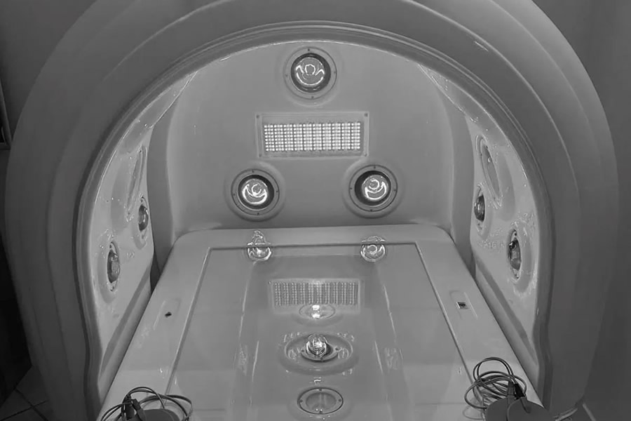 Slim Tunnel, activation corporelle par infrarouge